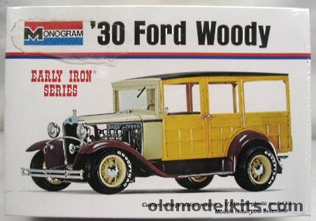Monogram 1/24 1930 Ford Woody Wagon or Van, 7553 plastic model kit